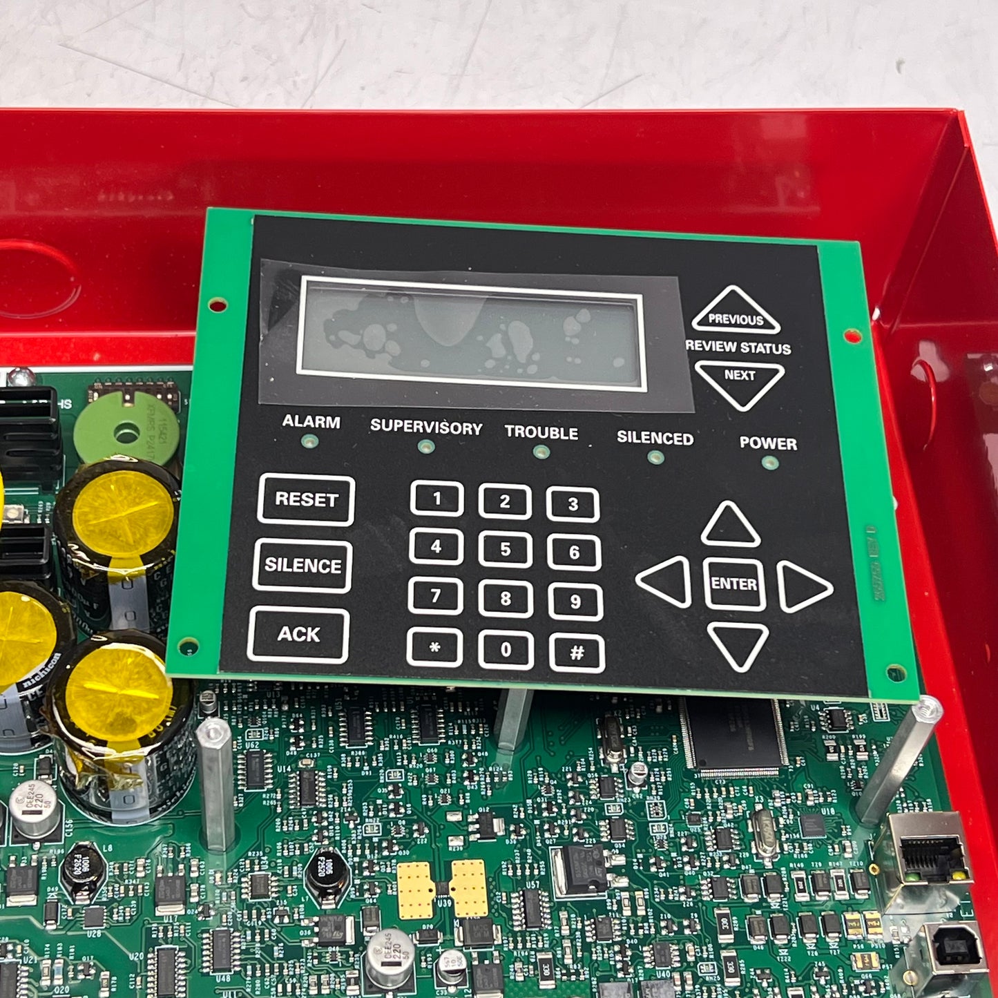 HONEYWELL Silent Knight Fire Alarm Control Panel In Cabinet 19x16x3 Red IFP-75