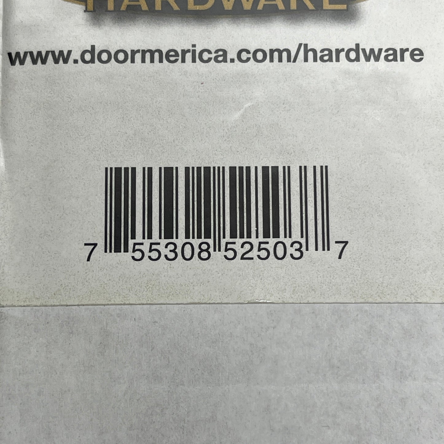 DOORMERICA American Rustic Sliding Barn Door Hardware Black 80" (for 36" Doors) MININDKIT