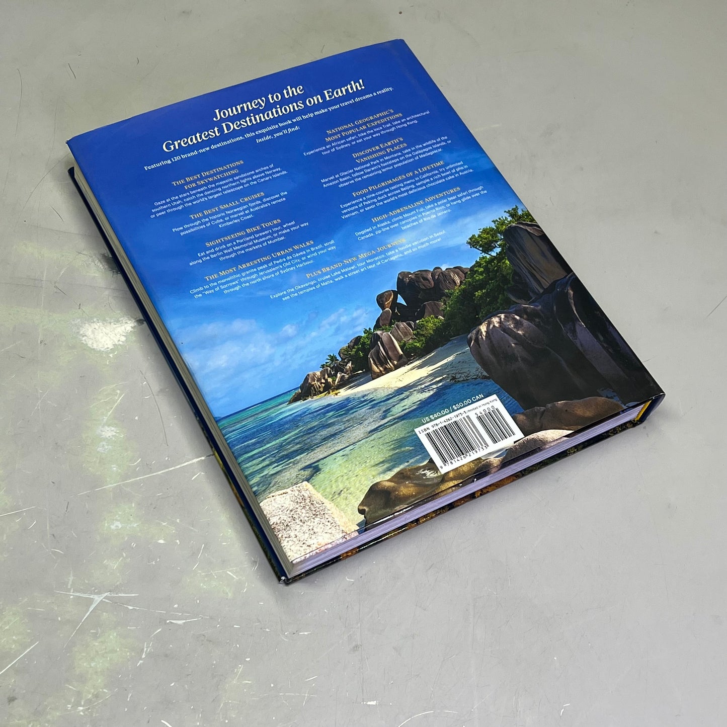 NATIONAL GEOGRAPHIC Journeys Of A Lifetime 2nd Edition Hardcover (Used)