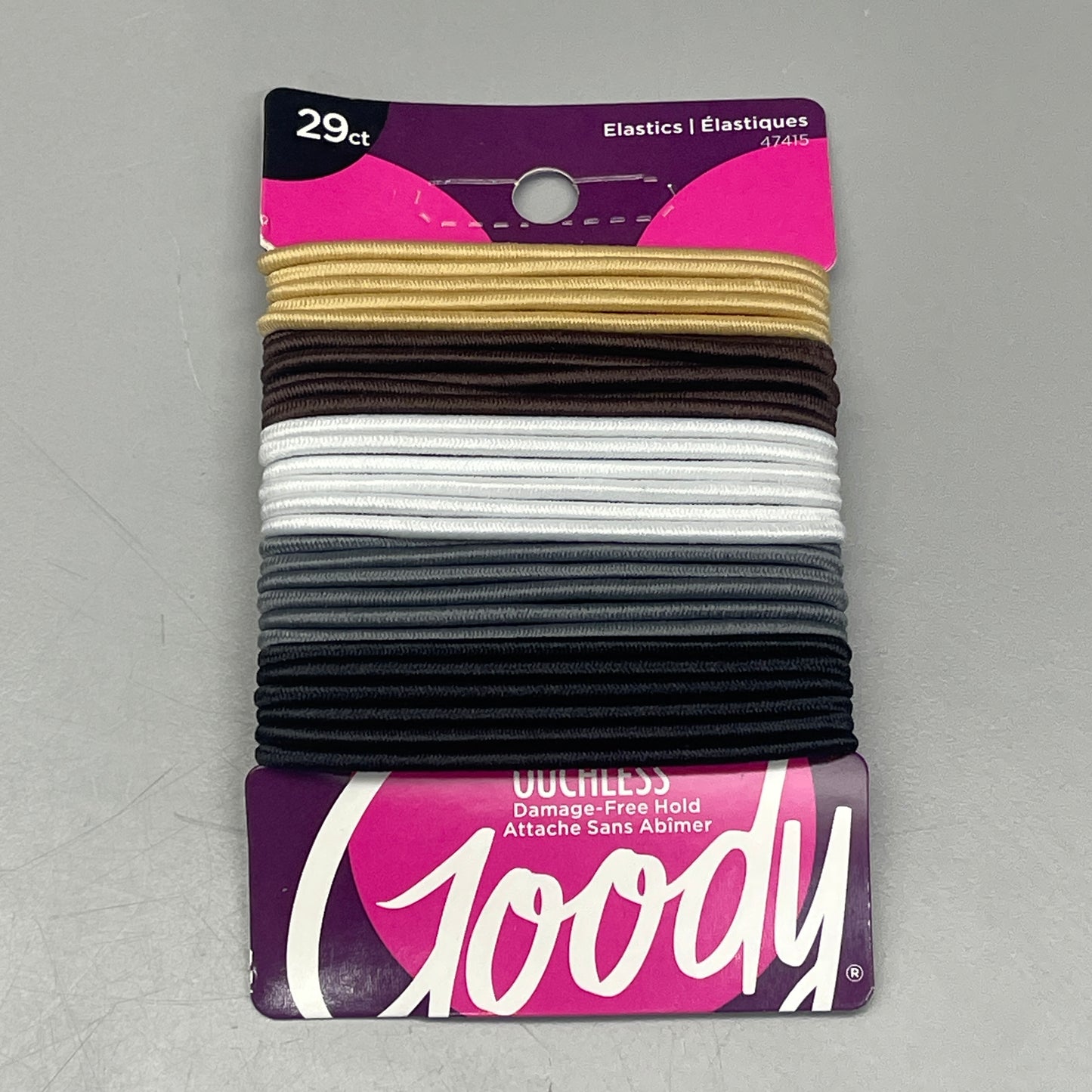 GOODY 3 Sets of 29! Ouchless Damage-Free Hold Elastics Assorted Colors 3000568 (New)