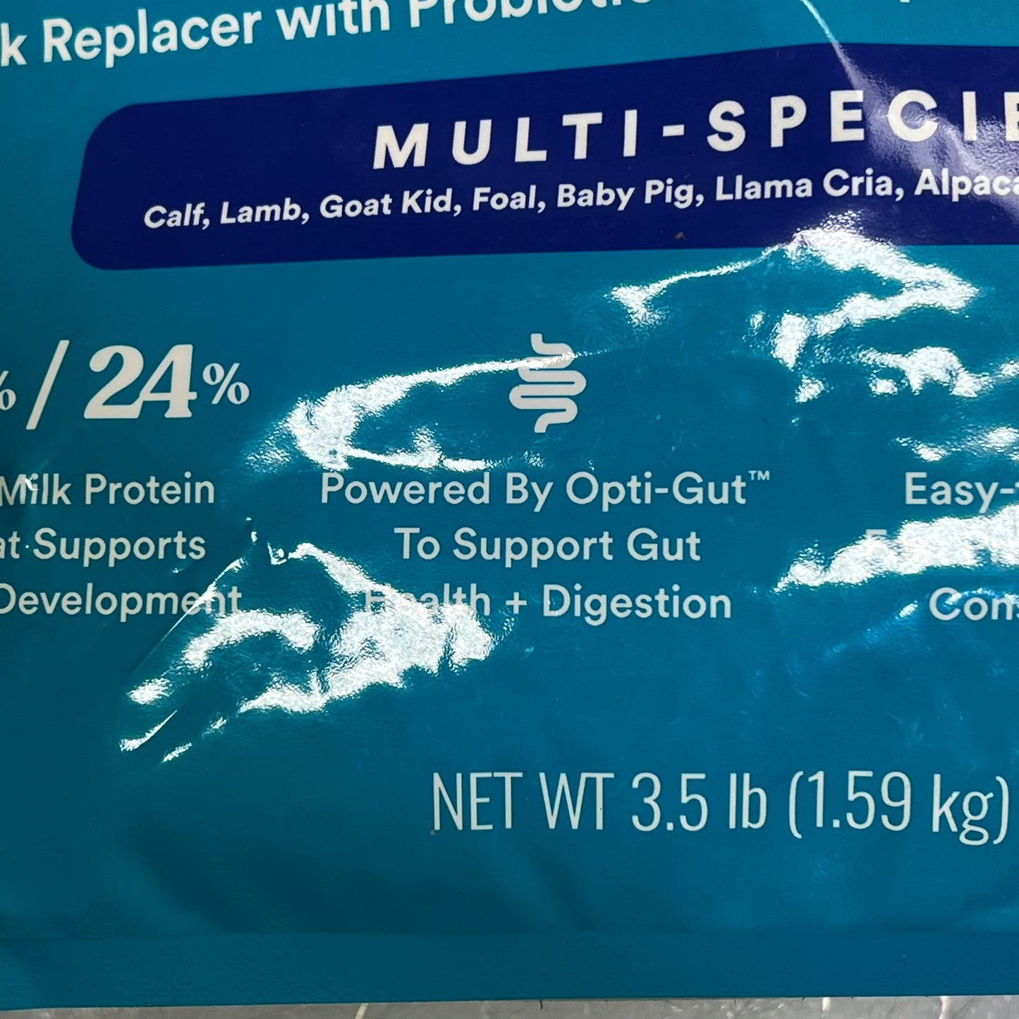 NURSE ALL All-Milk Replacer W/ Probiotics Multi-Species 3.5lbs White BB 03/26