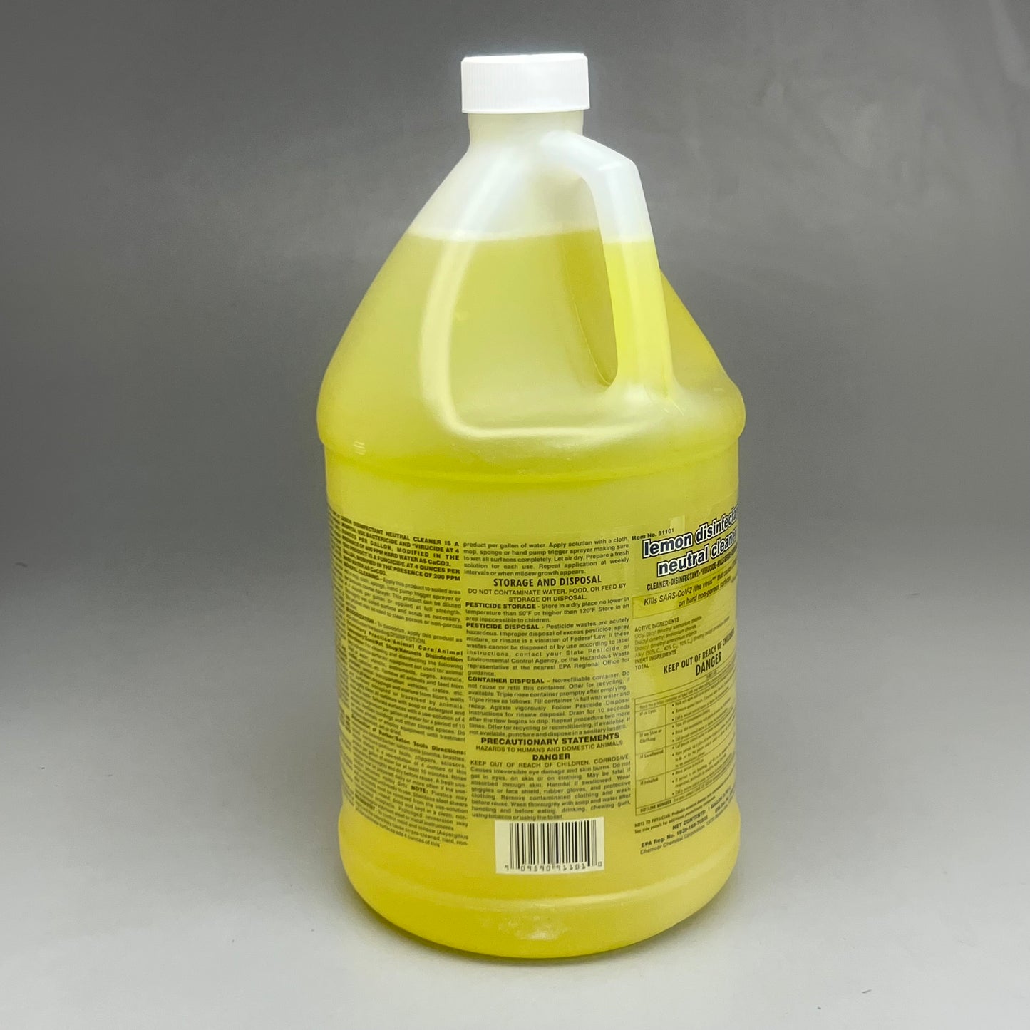 Lemon Disinfectant Neutral Cleaner (2 Pack) Gallon Yellow