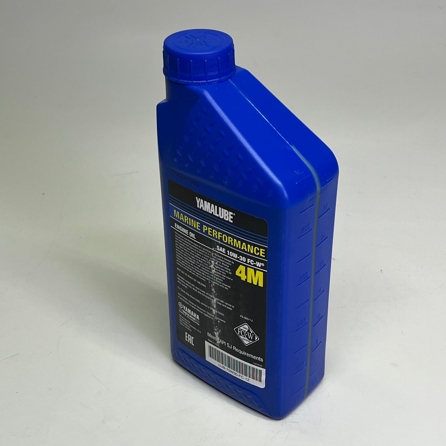 YAMAHA (5 PACK) Stroke Outboard Engine Oil 10W-30 FC-W 1 Qt LUB-10W30-FC-12