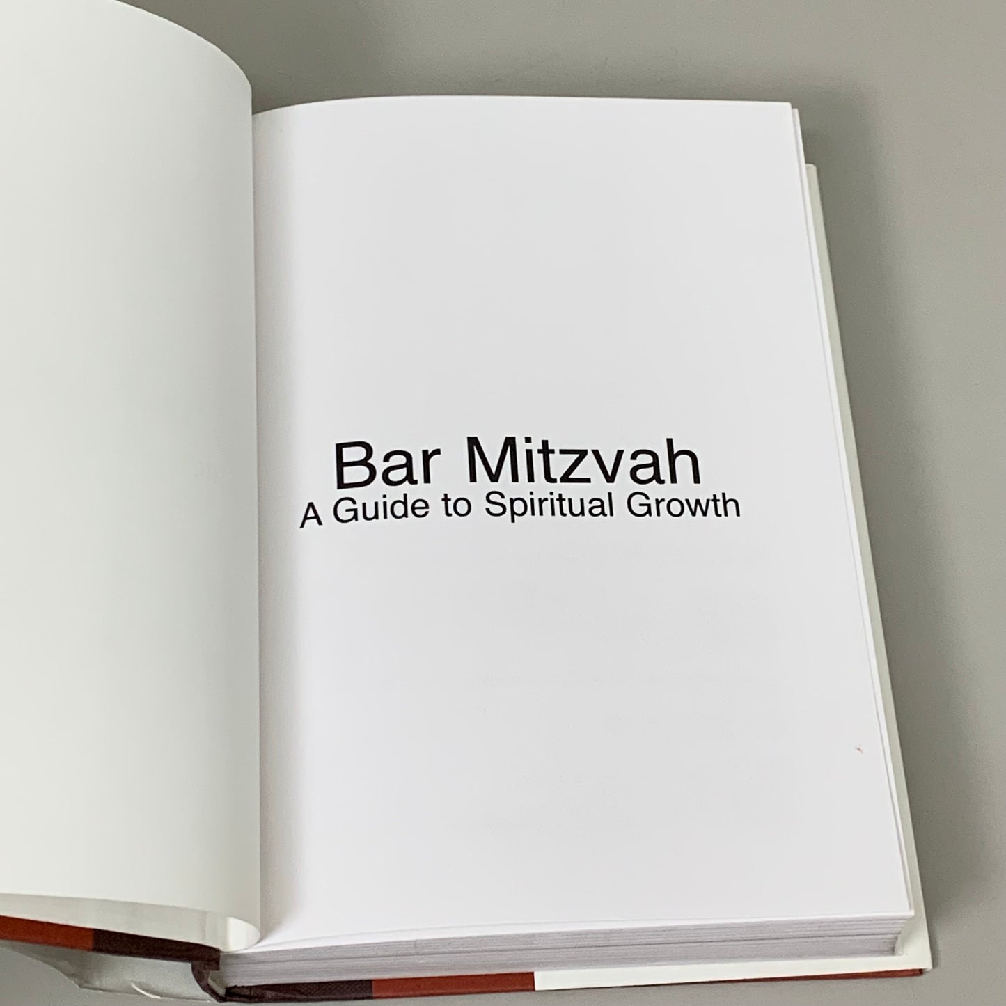 BAR MITZVAH A QUIDE TO SPIRTIAL GROWTH By: Assouline Marc-Alain Quaknin (Damaged)