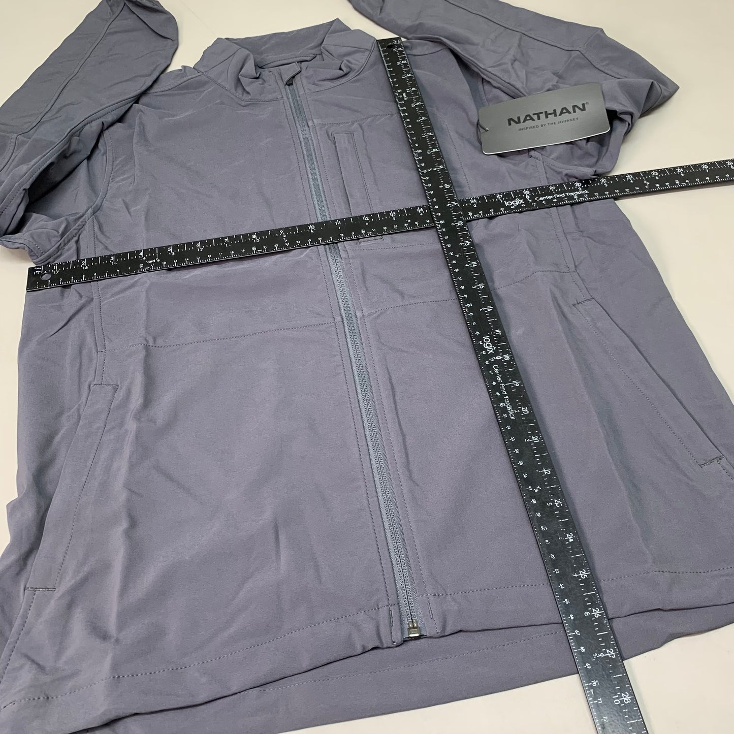 NATHAN Vamos Track Jacket Men's Sz Medium Dark Charcoal NS50320-80078-M (New)