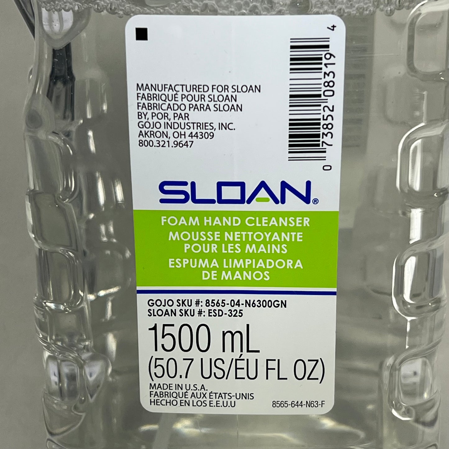 SLOAN Deck Mounted Automatic Foam Soap Dispenser & Faucet Chrome ESD1500A