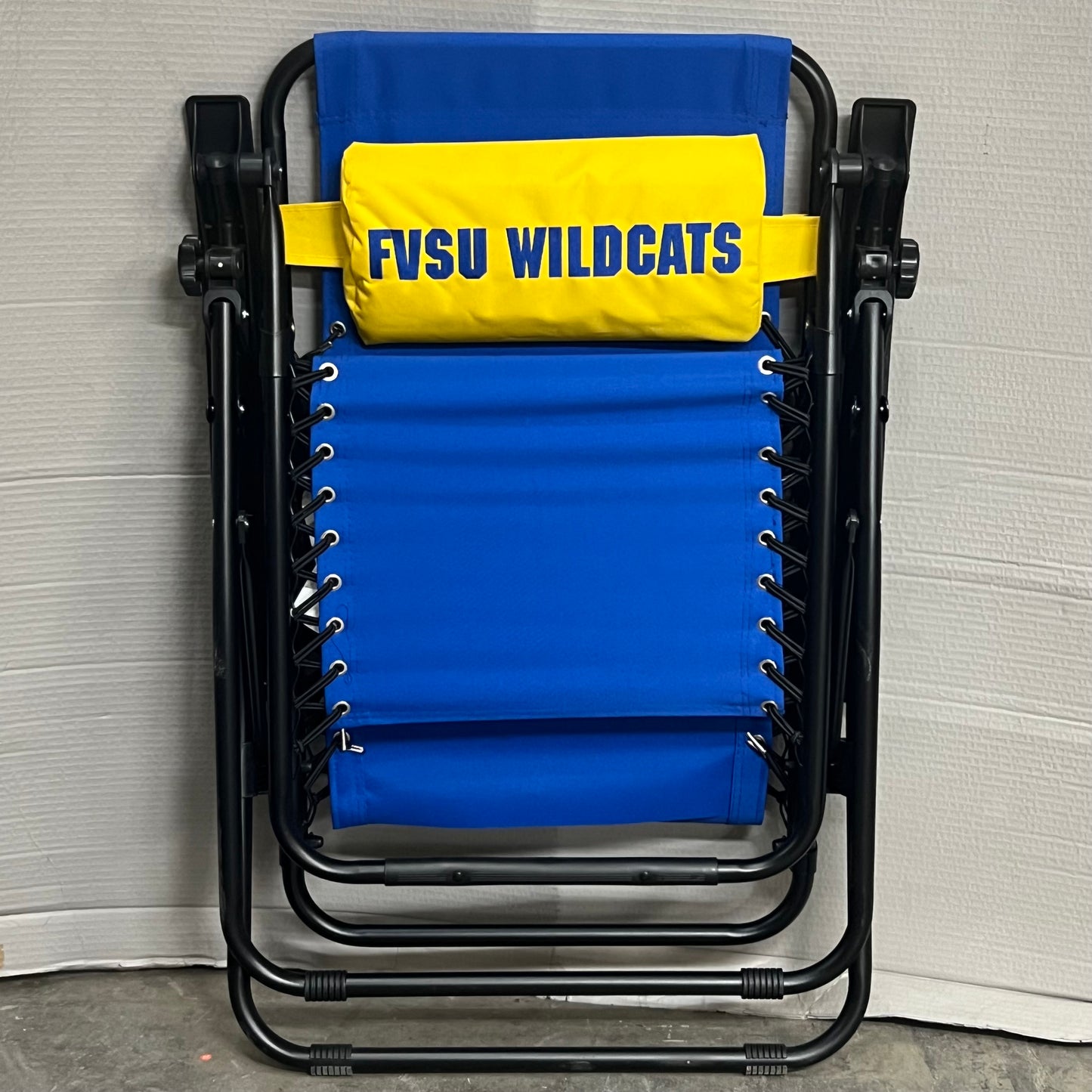 LOGO BRANDS Zero Gravity Lounger FVSU Wildcats Blue & Yellow