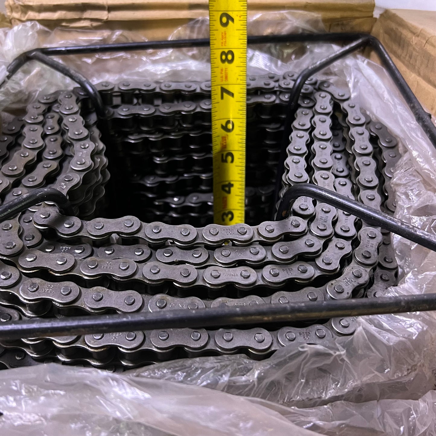 MI MOTION INDUS Chains 100 Ft Grey 50RX100FT (New Other, Distressed Box)
