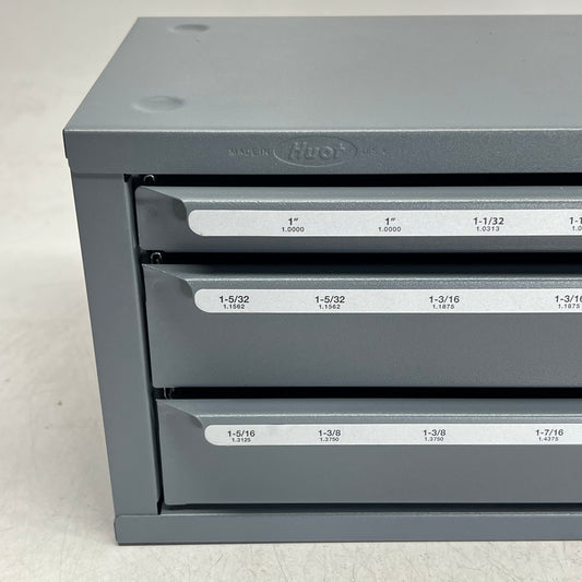 HUOT Dispenser For Silver & Deming Drill Holds Sizes 2 Each 1" To 1 1/2" 13167