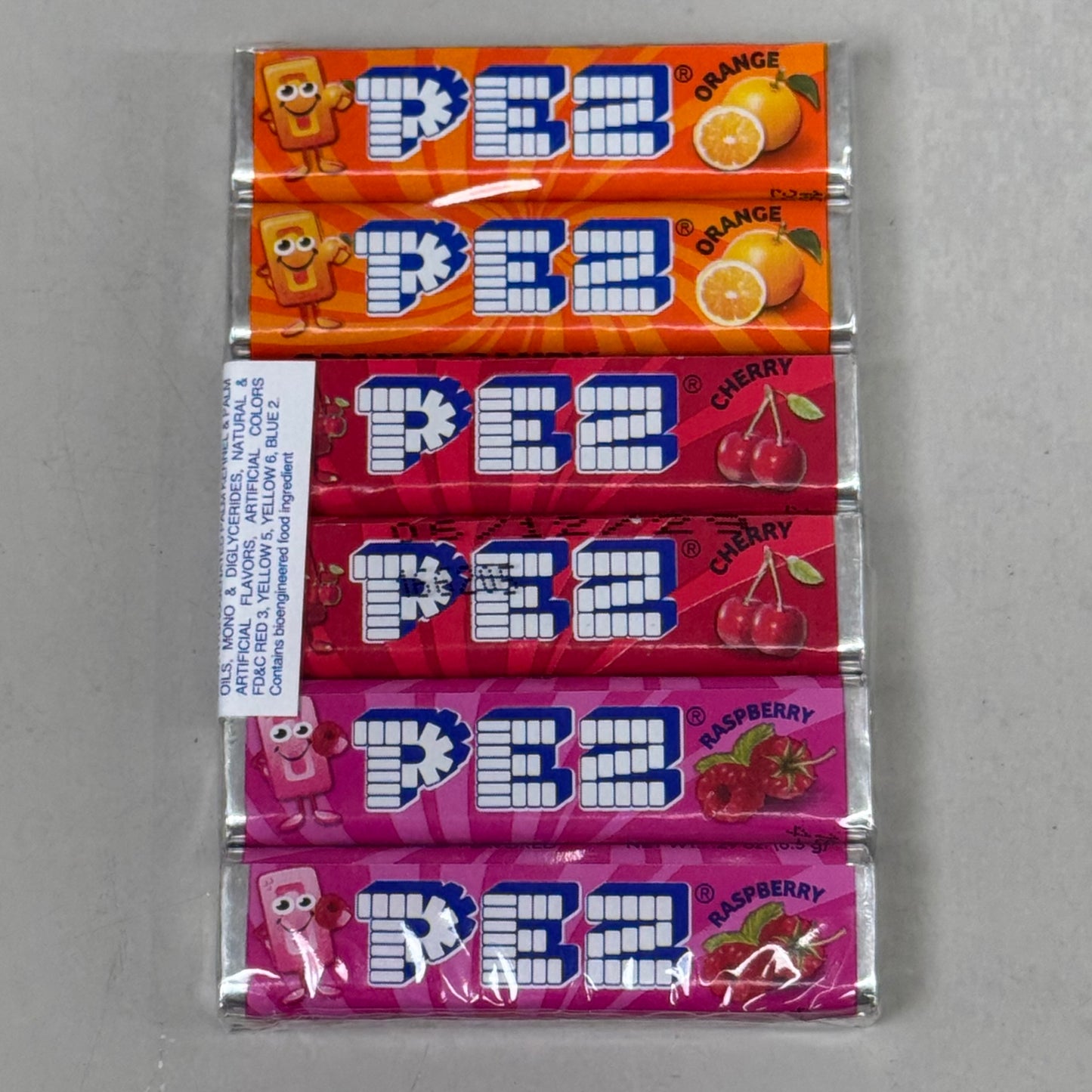 PEZ (72 PACK)Single Roll Pez Candy Refills Assorted 3 Flavors BB 06/29 000194