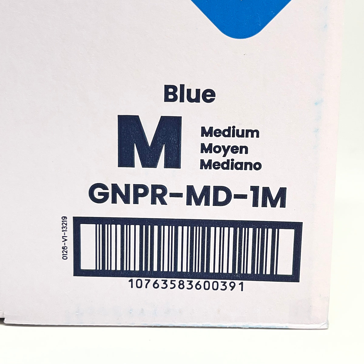 SAFETY ZONE (1000 Gloves) Powder Free Nitrile Examination Gloves Sz Medium - Blue