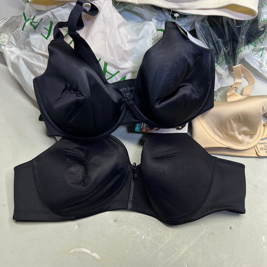 ZA@ VANITIY FAIR Lot Of Assorted Wire Bras Women's Variety Sz Multicolor