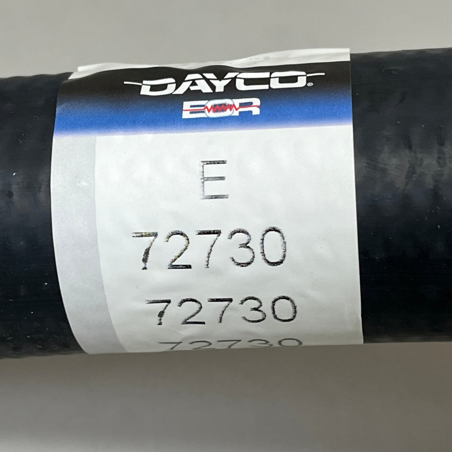 DAYCO Curved Radiator Hose Dual I/D. 23.5" L EPDM 23 1/2" Trunk H Black 72730