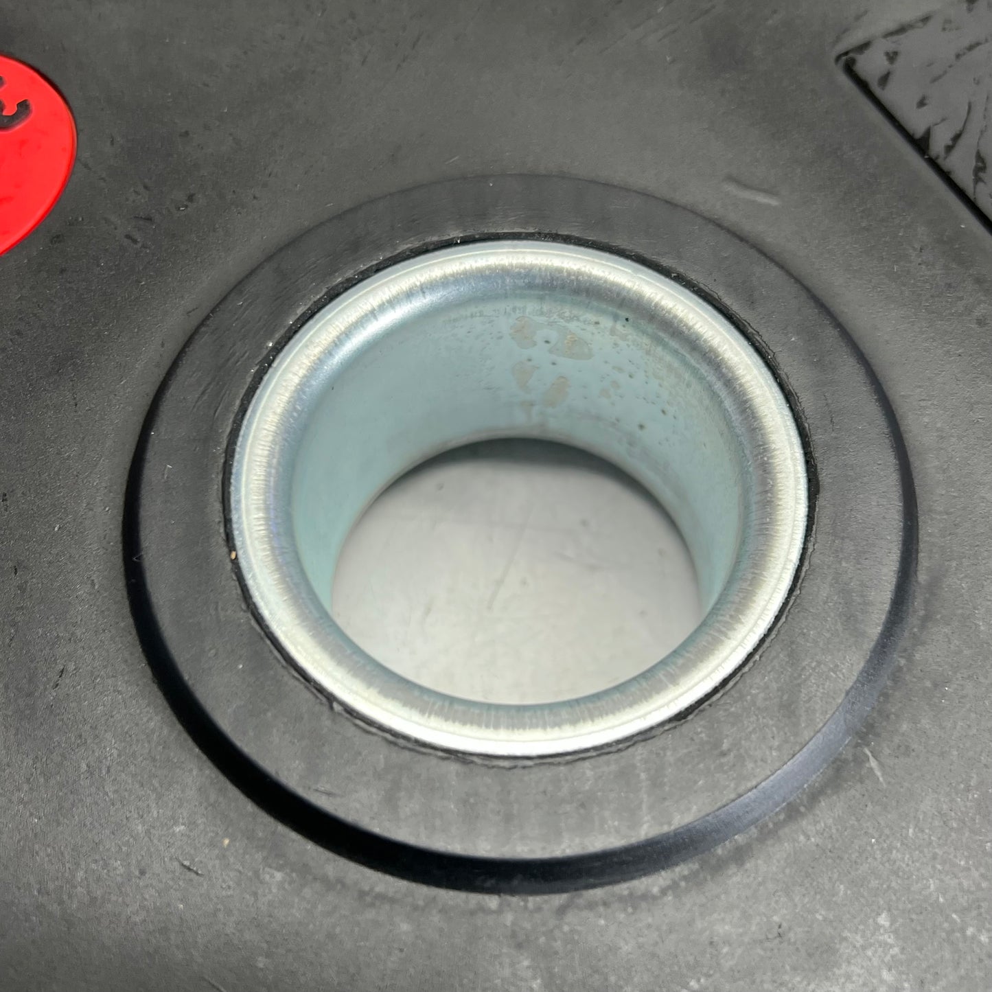 TRI-GRIP Single Rubber Plate 35lb, Black
