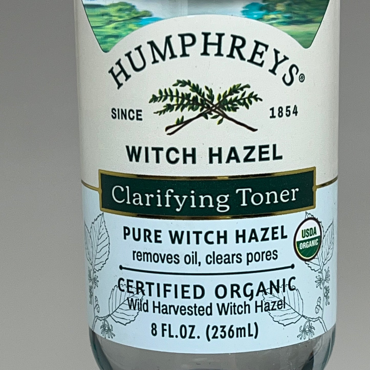 HUMPHREYS Organic Pure Witch Hazel Clarifying Toner Since 1854 8 fl oz