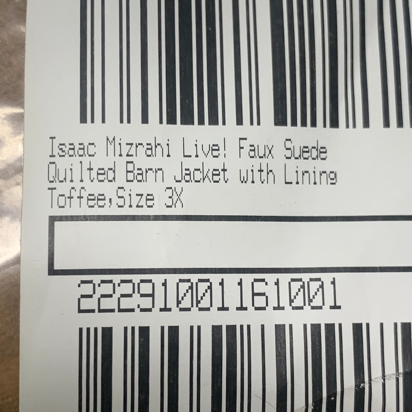 BRIDGE HAMPTON ISSAC MIZRAHI LIVE! Faux Suede Coat Full Snap Up Toffee Size 3X