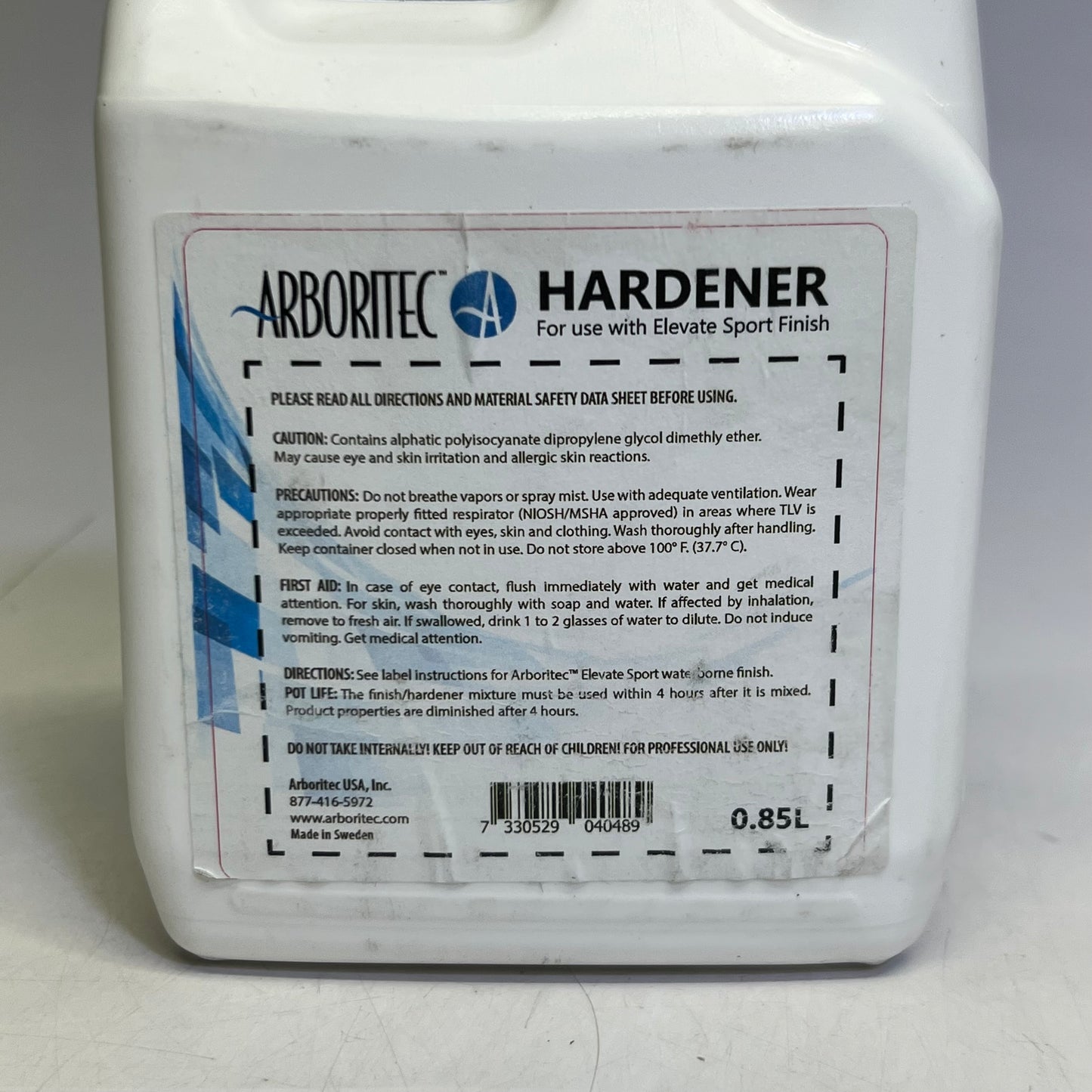 ARBORITEC Hardener for Use With Elevate Sport Finish 0.85 L.