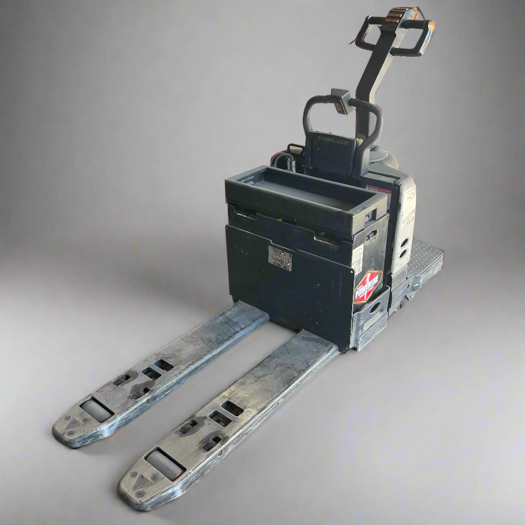 Z@ CROWN End Control Electric Pallet Jack PE 4500 Black & Grey (Used, Working)