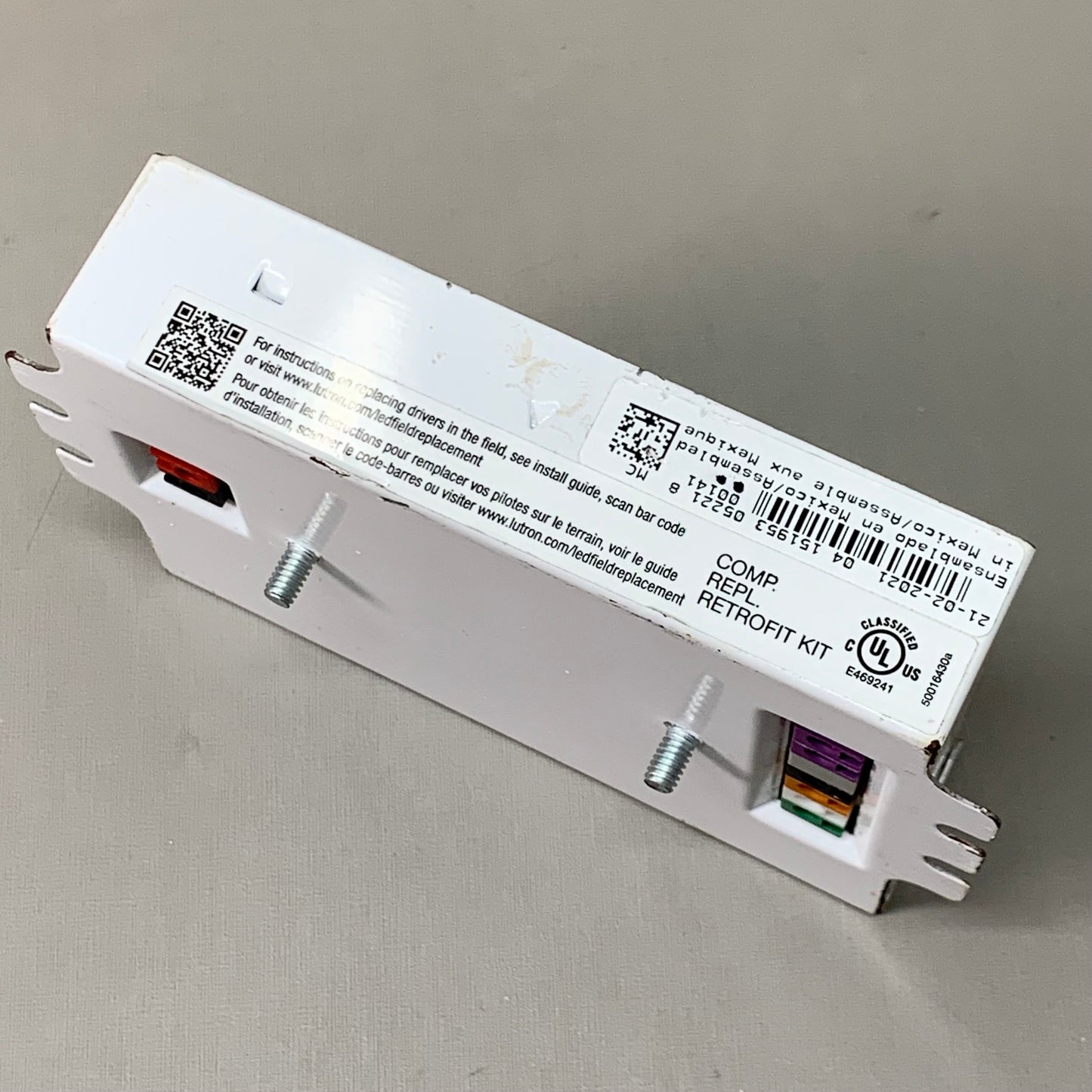 LUTRON Hi-Lume LED Driver & Power Supply LU00673 5" x 3" White 00673