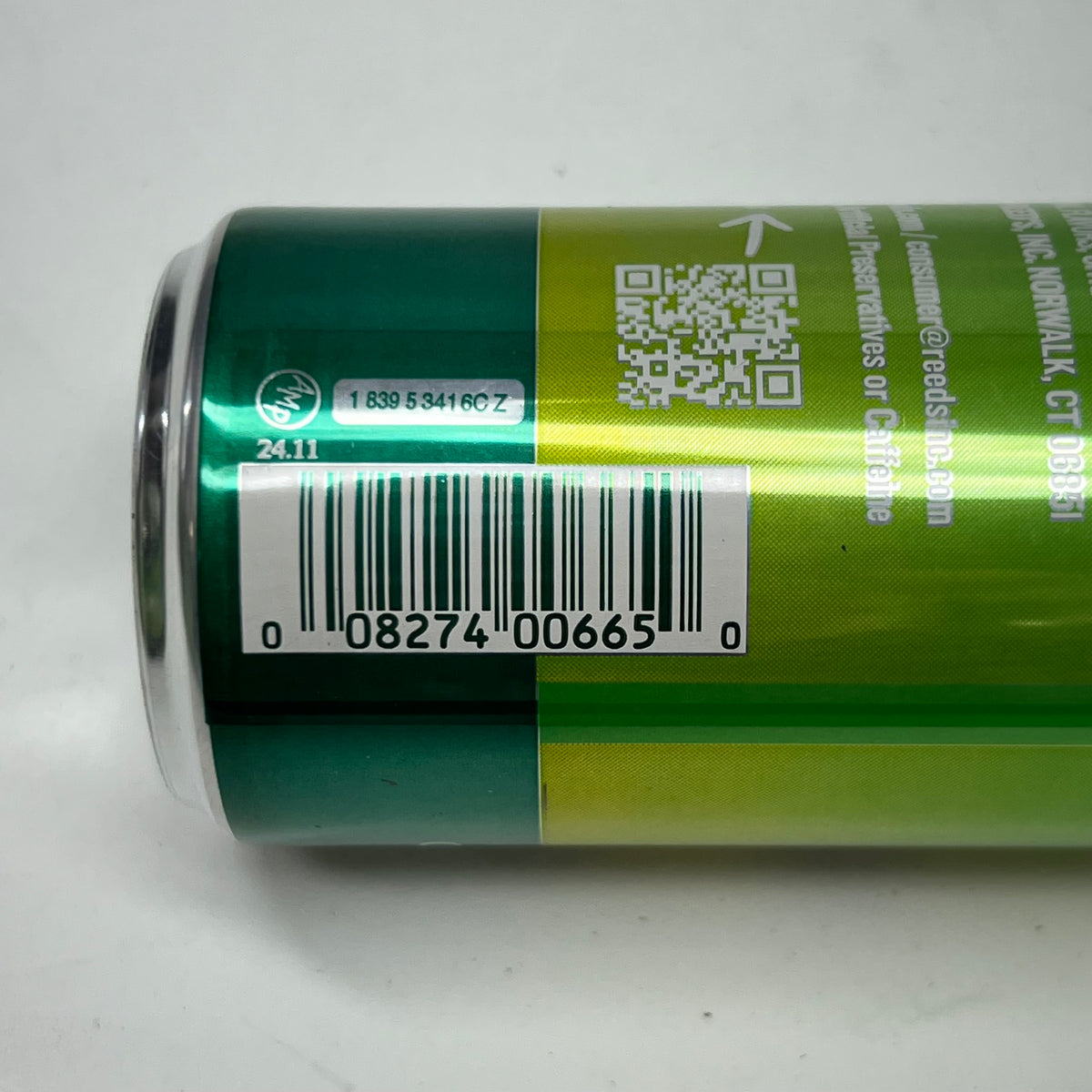 ZA@ REED'S (24 PACK) Real Ginger Ale 12 fl oz. Green BB 12/27