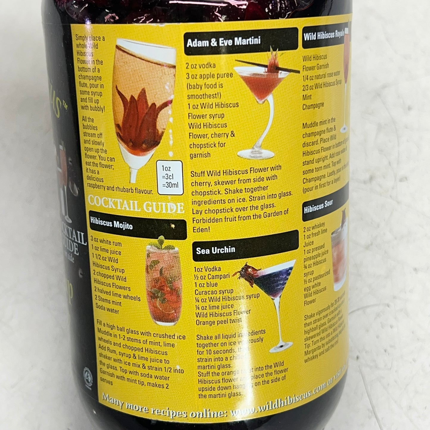 WILD HIBISCUS FLOWER (50 FLOWERS) Wild Hibiscus Flowers In Syrup 2.5lb BB 06/29
