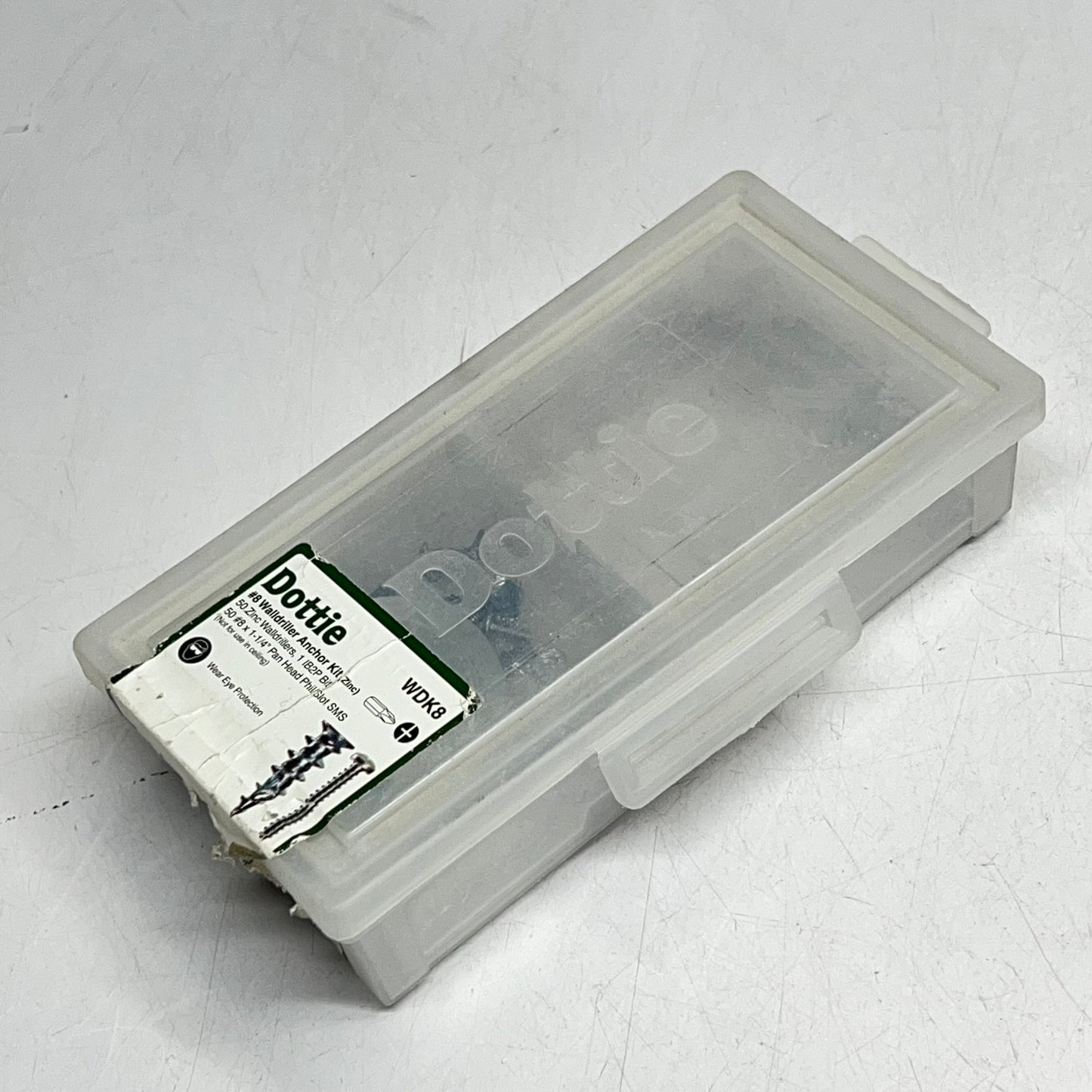 ZA@ (LOT OF 4) Assorted Lighting Hardware/screws & Parts White