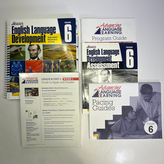 BENCHMARK Advance English Language Development, Assessment & Guides For Teachers
