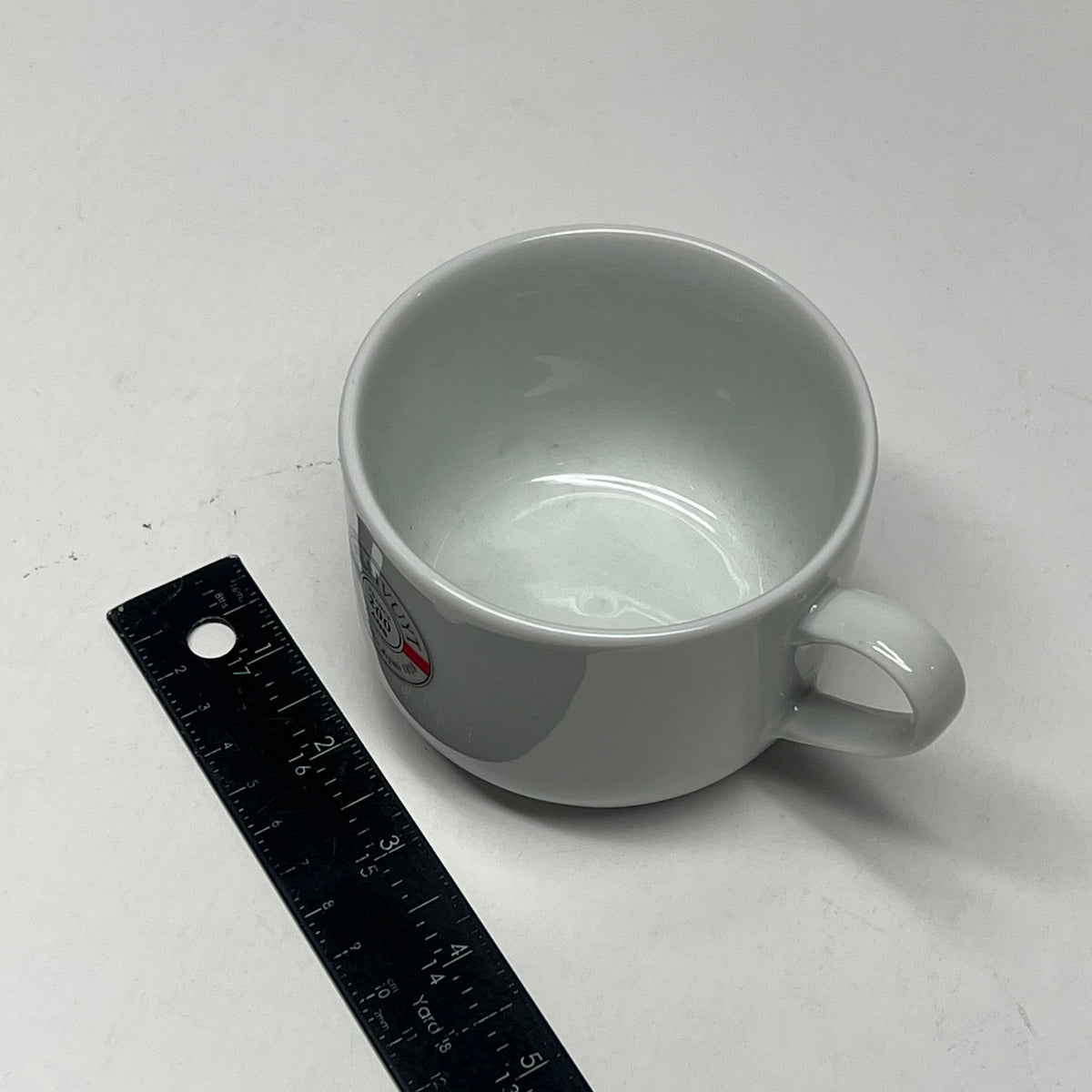 PILLIVUYT (4 PACK) Heirloom Sancerre Porcelain Breakfast Cup White 3.5 Dia 9oz
