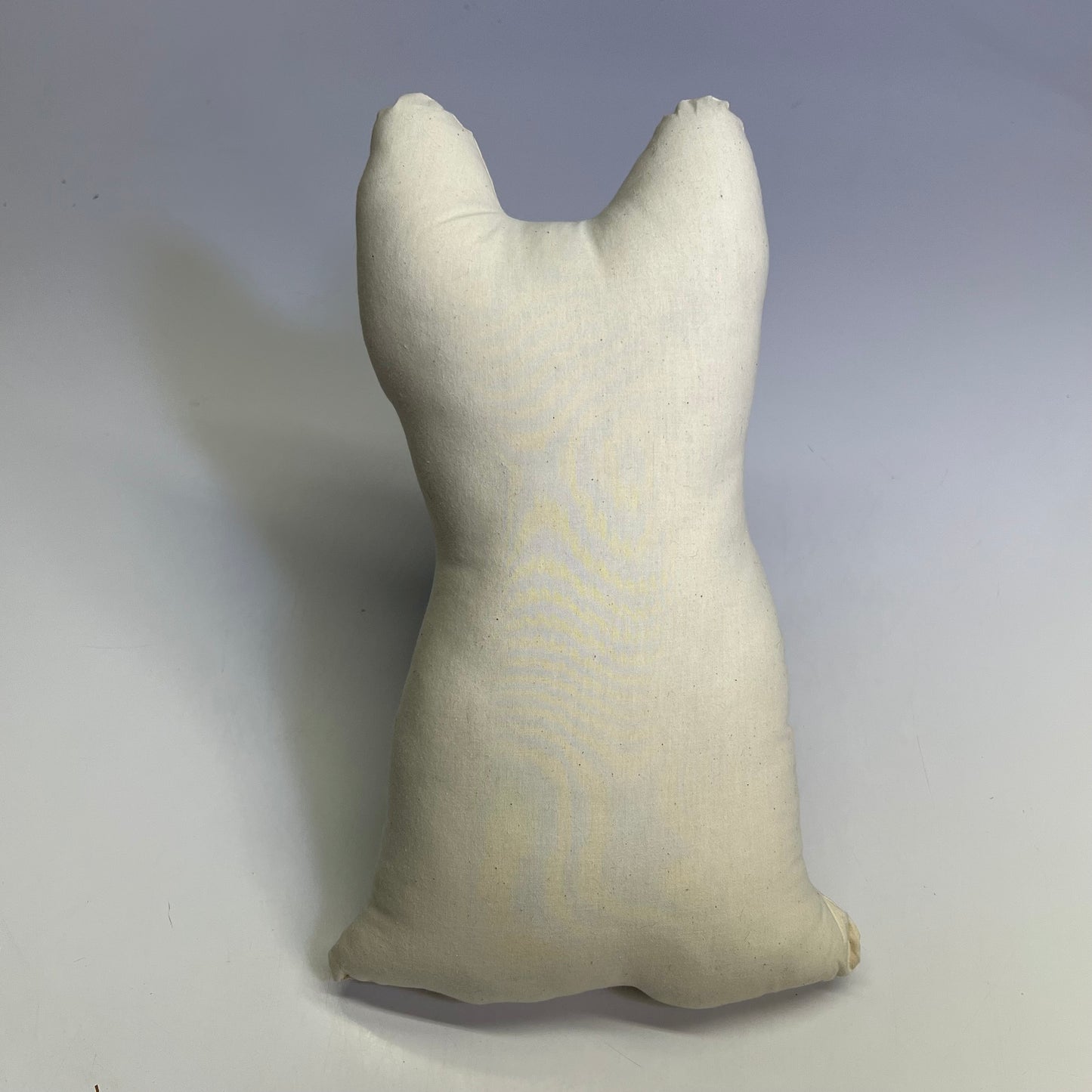 BRODERPRESS Hand Silkscreened Contoured Yorkshire Terrier Pillow 16"x10" B&W