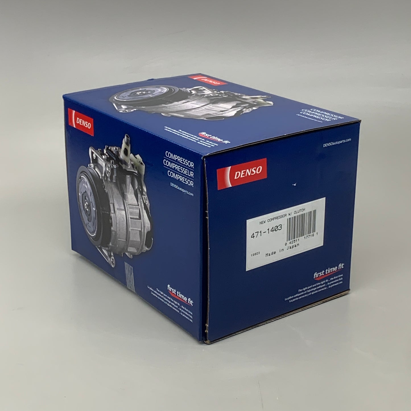 DENSO A/C New Compressor Including Clutch 471-1403