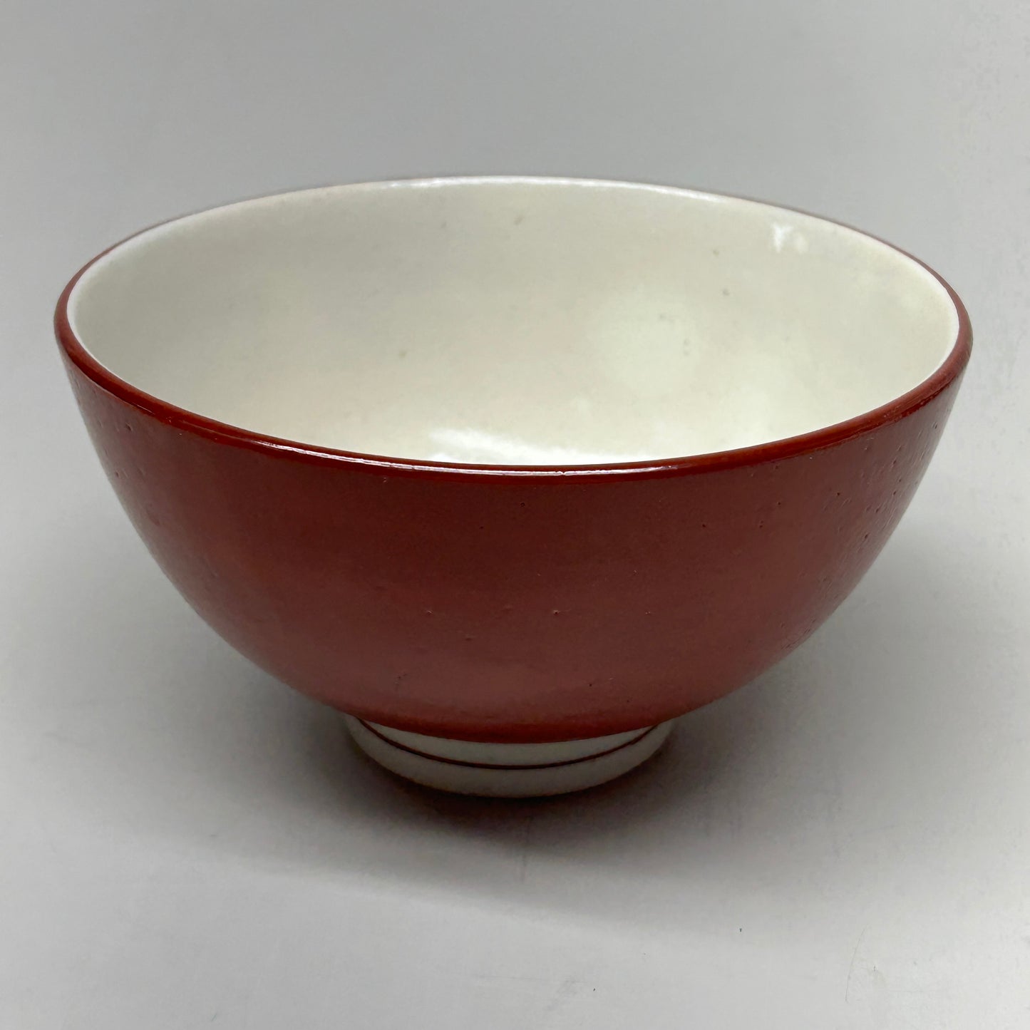 (6 PACK) Glazed Pottery Ceramic Cereal Bowls Red (New)