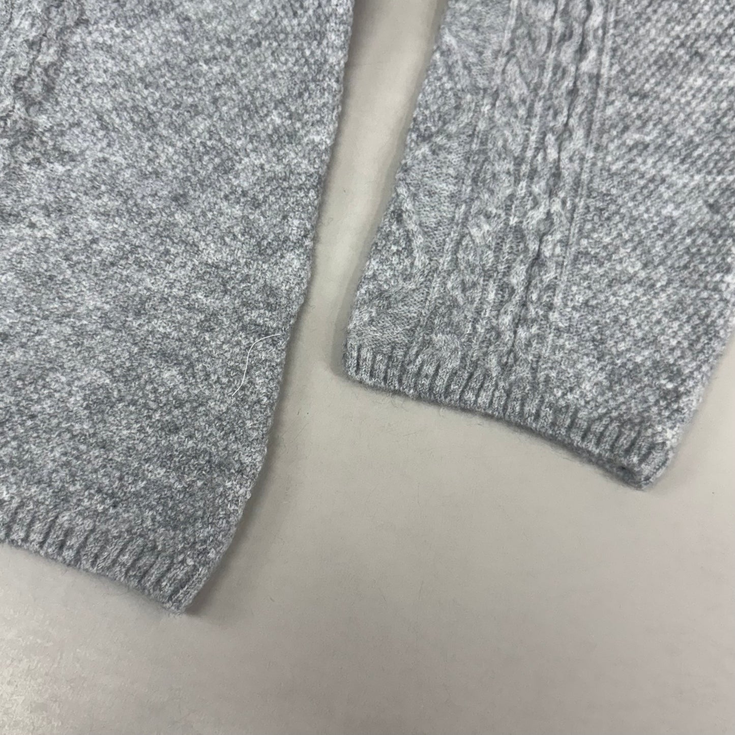 VINCE CAMUTO Cable Knit Sweater Women's Sz-XXL Light Heather Grey SC2895