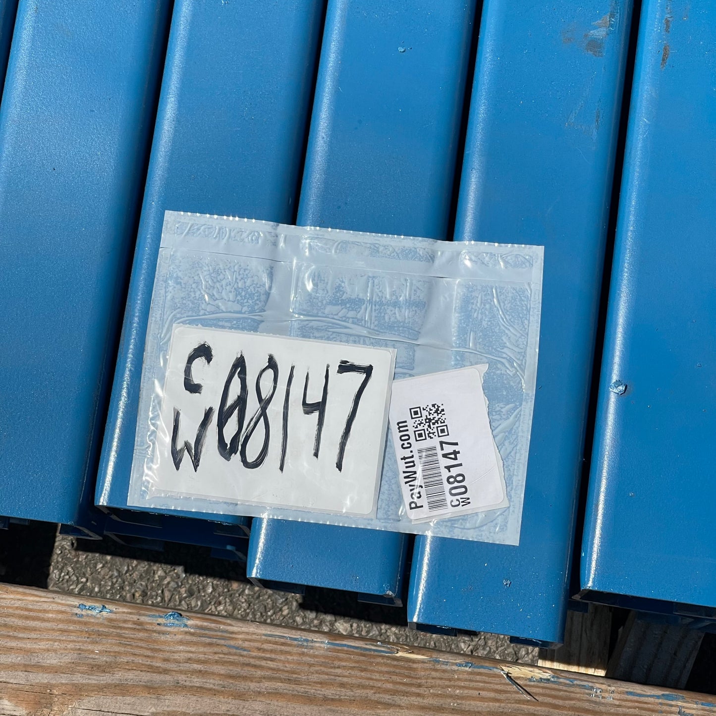 UNIBILT Enclosed Track Conveyor Components 10'x3"x2.5" Blue