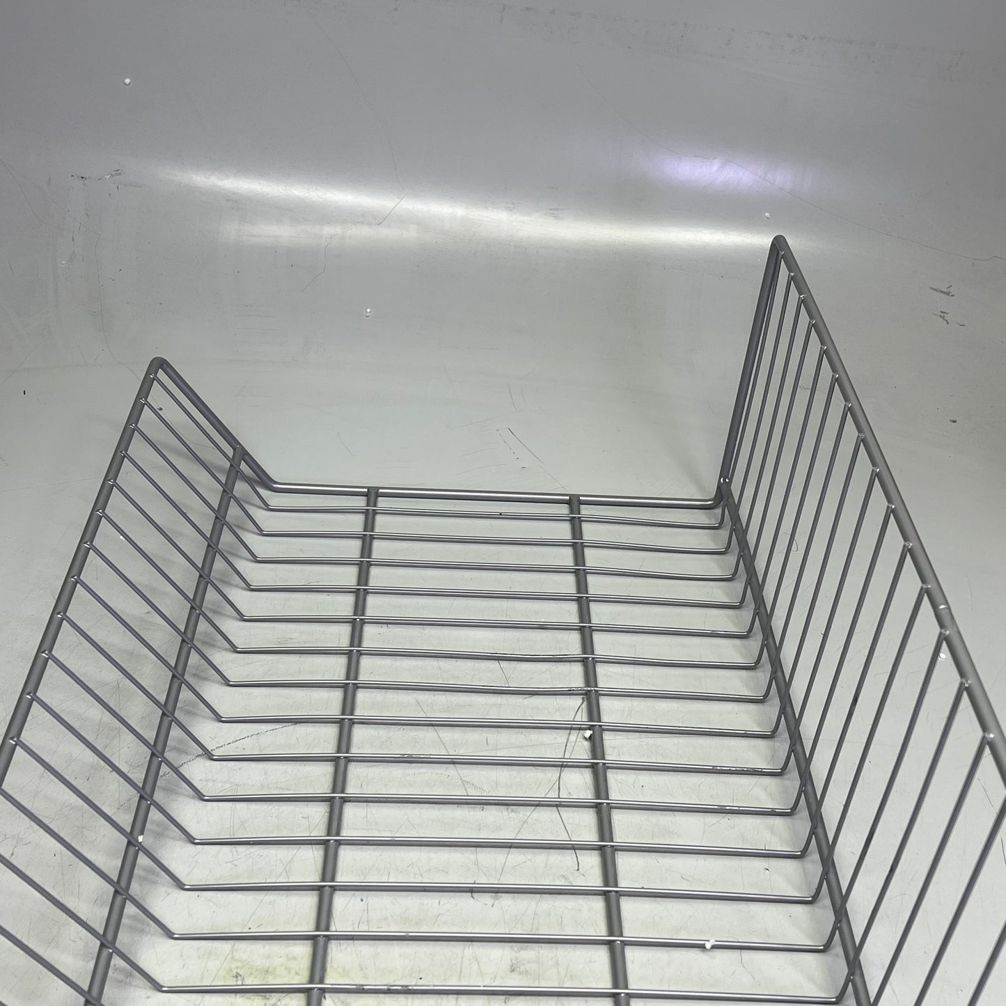 QUANTUM (5 SHELVES) Stacking Baskets Display W/ 20 Dividers 20"x16" Gray 2036BC