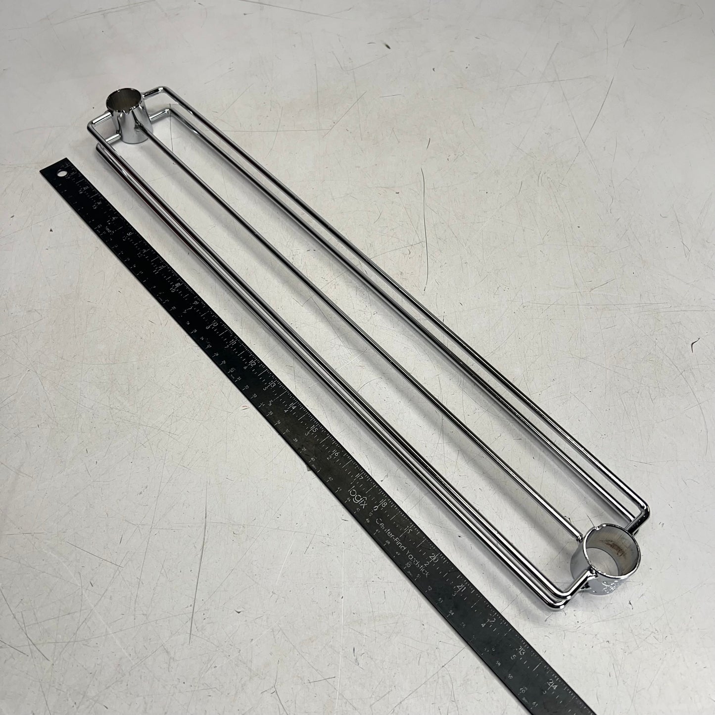 QUANTUM STORAGE SYSTEMS (SET OF 3) Bin Easy Slide Triple Bay 24" Chrome WR-D24W