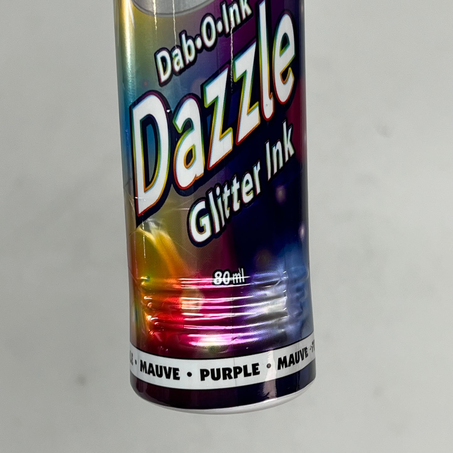 DAB O INK (12 PACK) Dazzle Shimmery Glitter Ink Bingo Dot Marker 80 Ml Purple A26