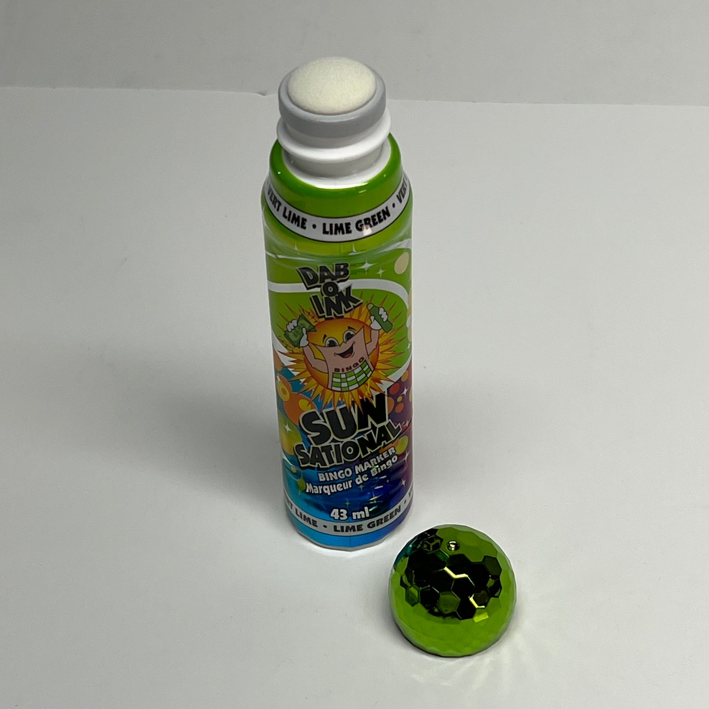DAB O INK (12 PACK) Sunsational Bingo Marker Bright Ink 43ml/1.4 oz Lime C26