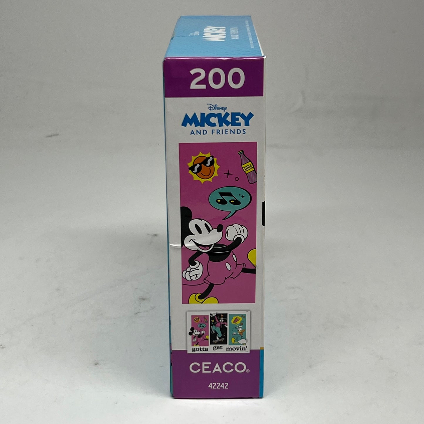 DISNEY Mickey & Friends "Gotta Get Movin" 200-Piece Jigsaw Puzzle 25178-21081-A