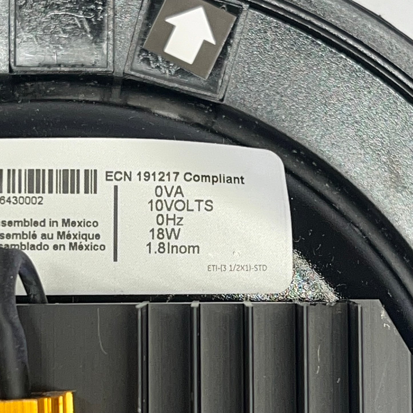 GE LED Colorlight Wayside Signals 8" - 2000' Visibility Yellow RM4-YCFB-43B-96GK