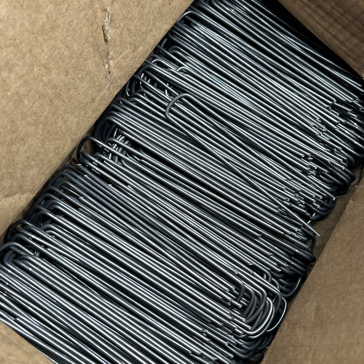 ZA@ DEWITT (500 PACK) Anchoring Bulk Pins Allot Steel Weedbar Anch Pin Silver APB5