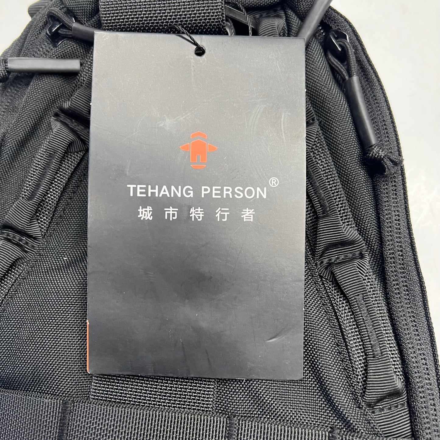 TEHANG PERSON Multipurpose Tactical Backpack 500d Nylon 14"x9" Black TP-T80