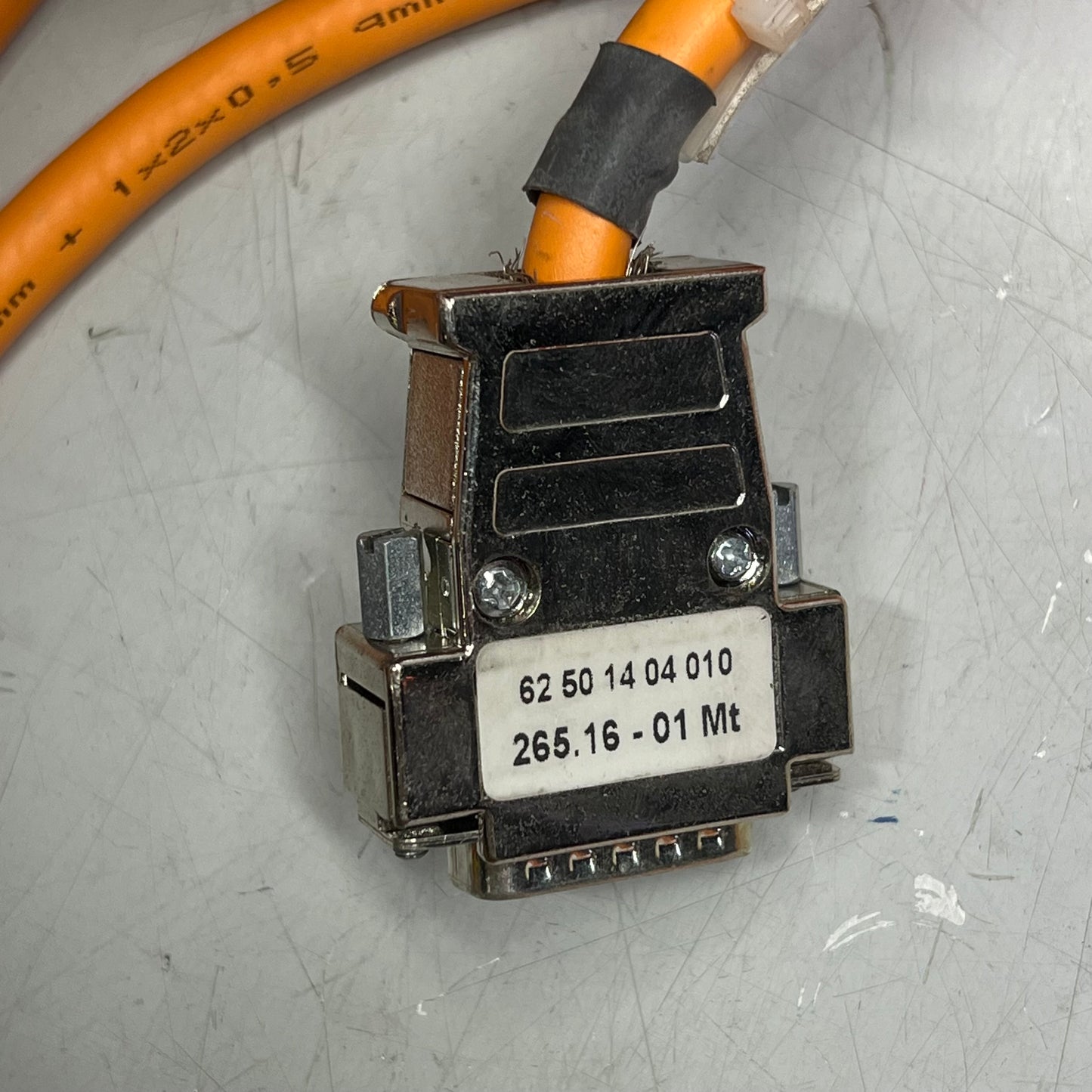 BERGER LAHR Schleppleitung Encoder 5x5x0.25 4mm + 1x2x0.5 4mm Orange M42