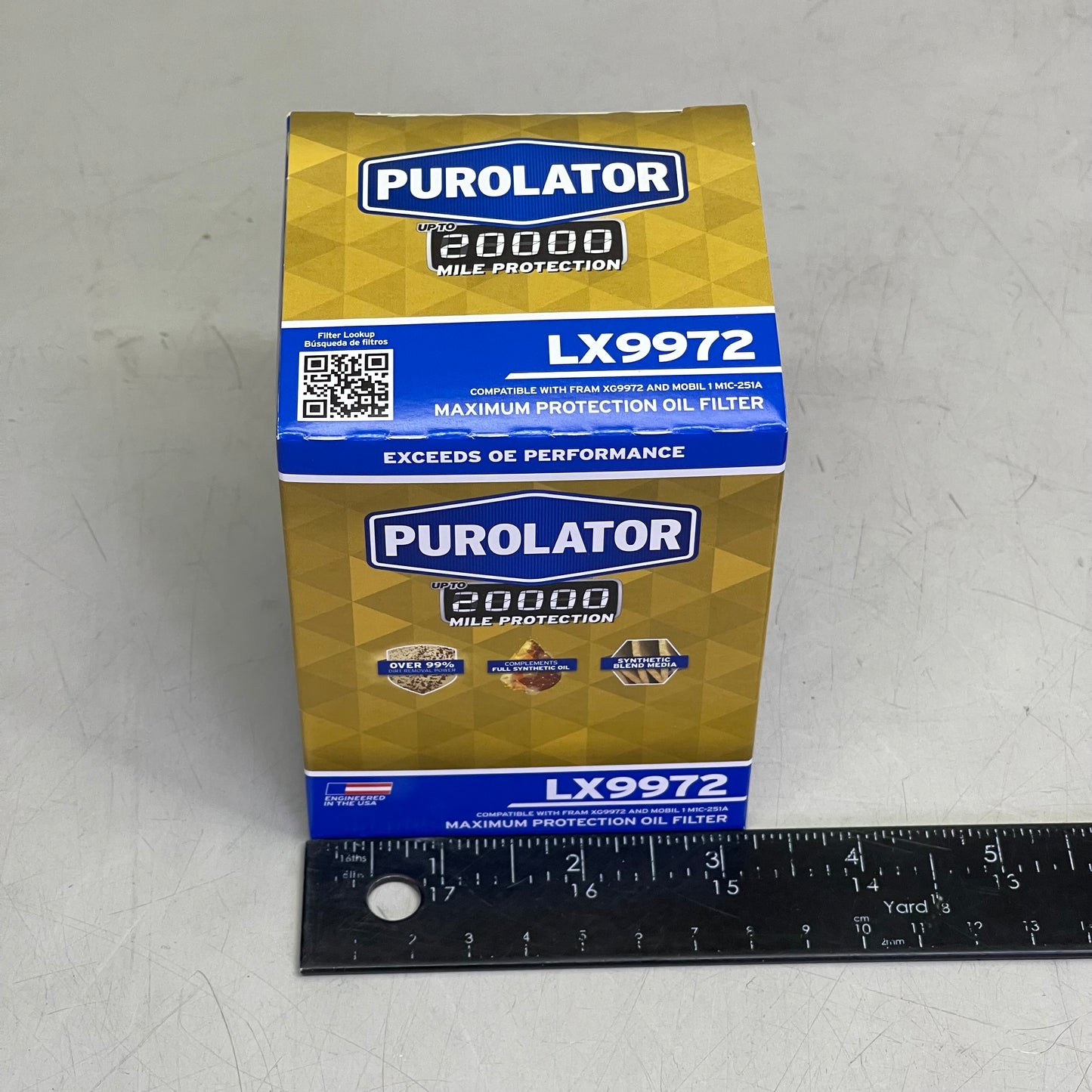 PUROLATOR (6 PACK) Maximum Protection Oil Filter 20000 Miles LX9972