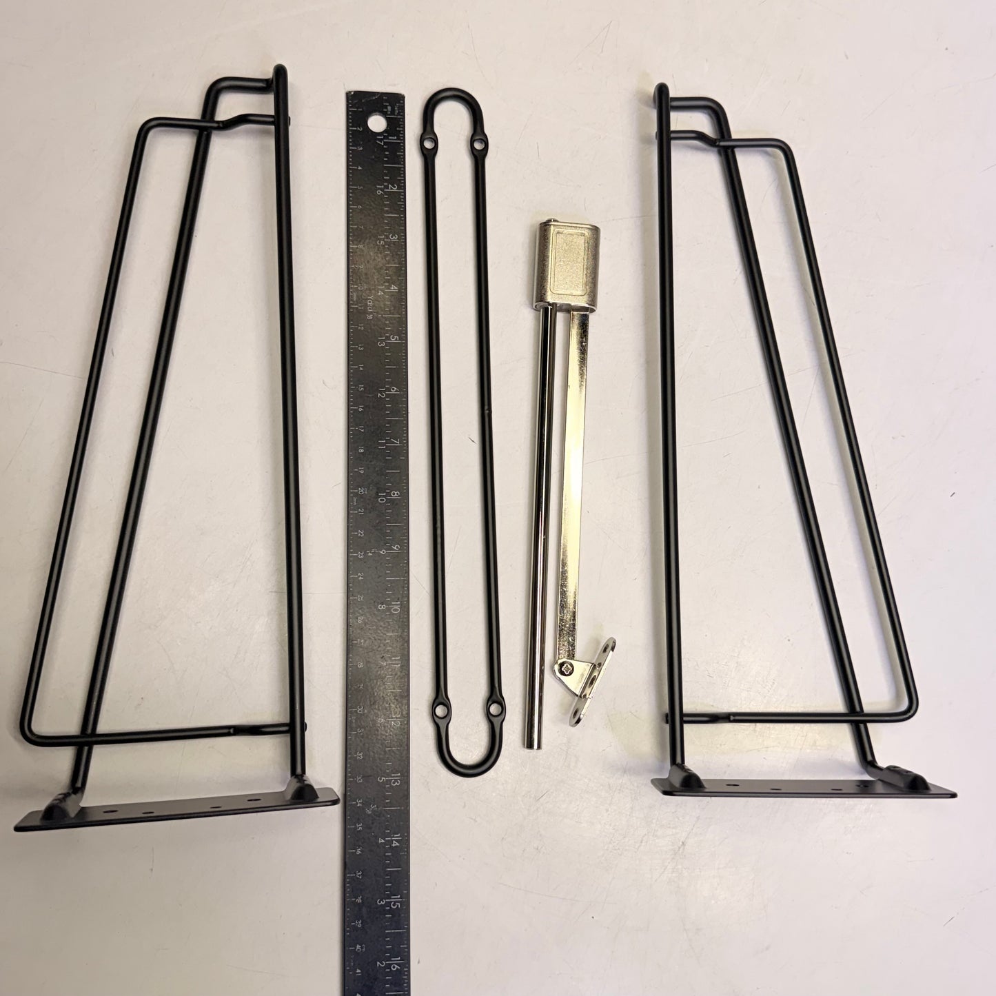 REV A SHELF Cloth Tilt Out Fabric Hampers 18" Wide 14" Deep Black CTOHSL-18-1