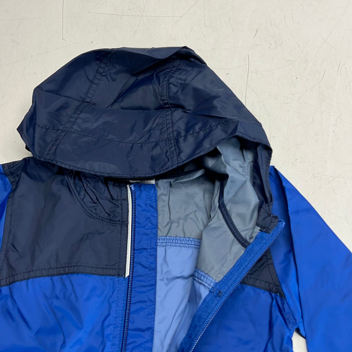 COLUMBIA Glennmaker Waterproof Rain Jacket Full Zip  Boy's Sz 3T Blue RD3416-436