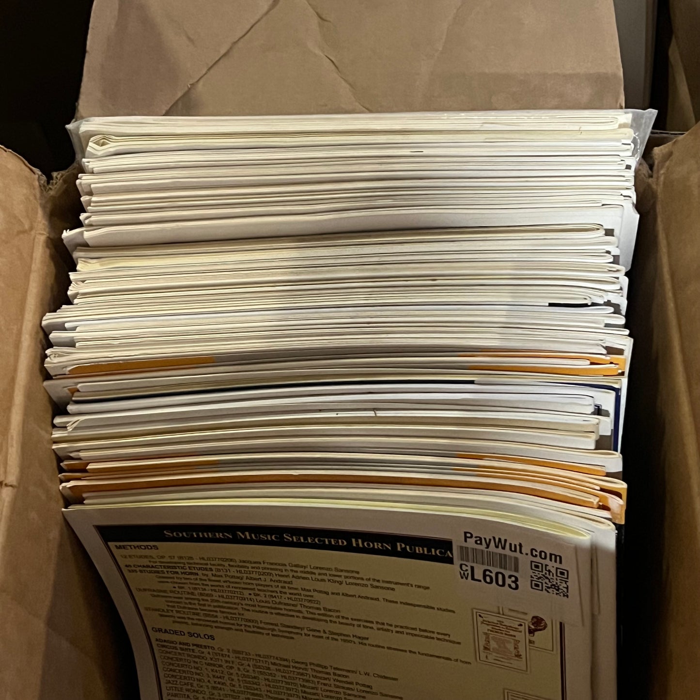 ZA@ Pallet of MIXED Assorted Sheet Music Booklets (AS-IS)