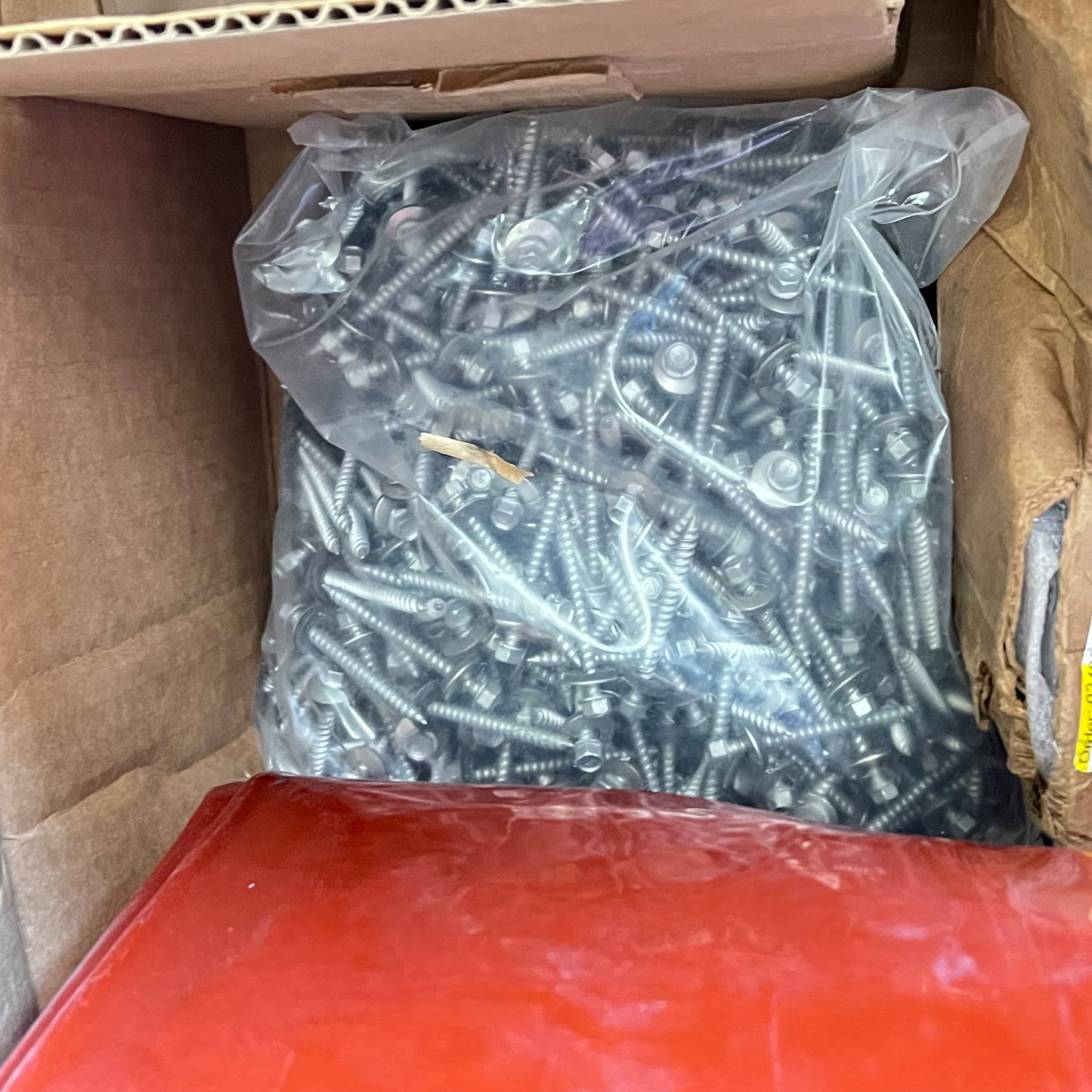 ZA@ Pallet of MIXED Hardware, Brackets, Plastic Tarp, Steel Horse Shoes, Lamination Sheets, & More!!!!! (AS-IS)