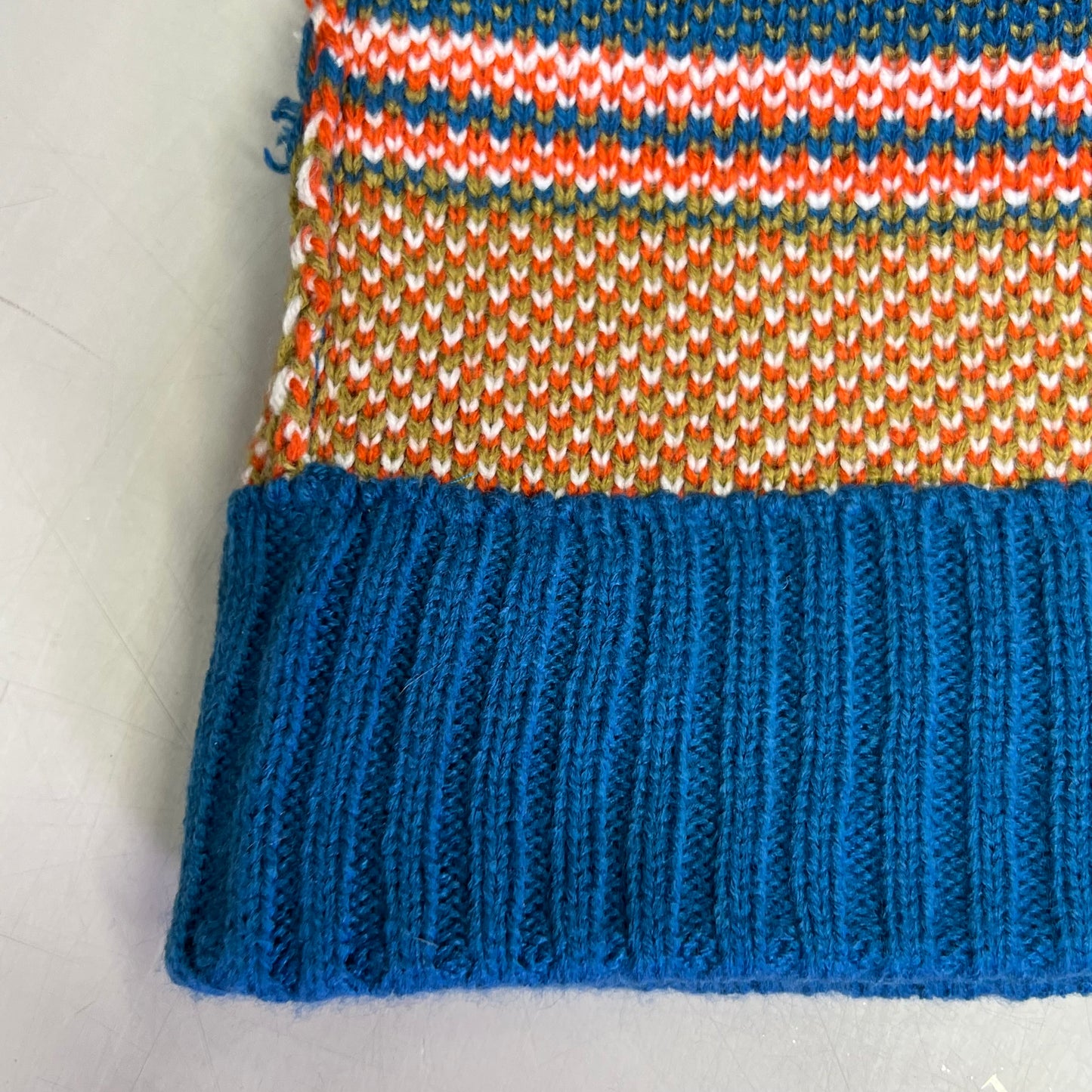 BURTON Snowboard X Fat Tire FT Fairisle Pom Beanie One Size Multicolor (Used)