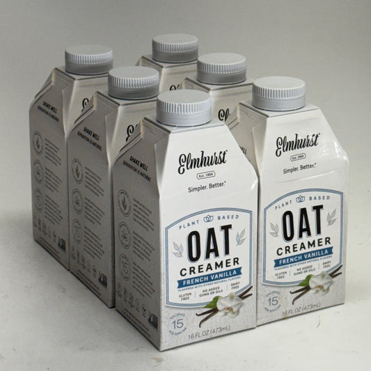ELMHURST (6 PACK) Elmhurst Vanilla Oat Creamer 16 fl oz. BB 10/26