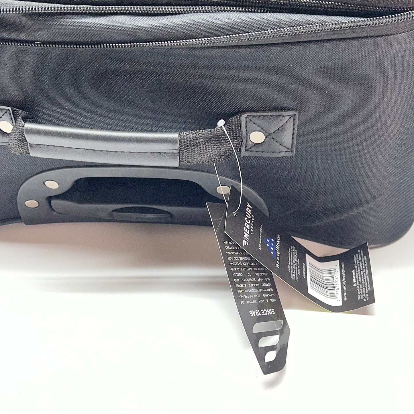 ZA@ MERCURY LUGGAGE Value Spinner Upright Durable Light Weight Luggage Bag 28" Black MRC02172 (As-Is)